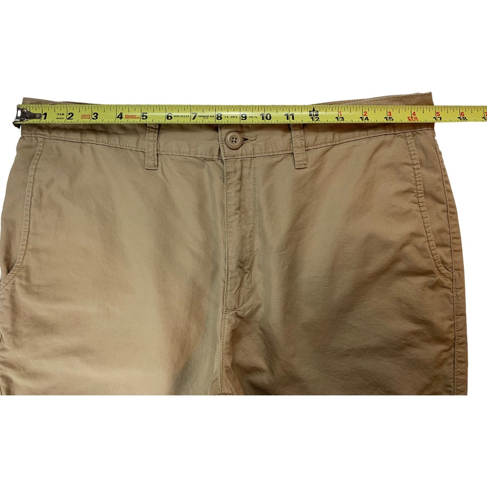 Patagonia Mens Stand Up Shorts 33 Khaki Tan Organic Cotton Hemp 57756 SP22 7in - Picture 10 of 11